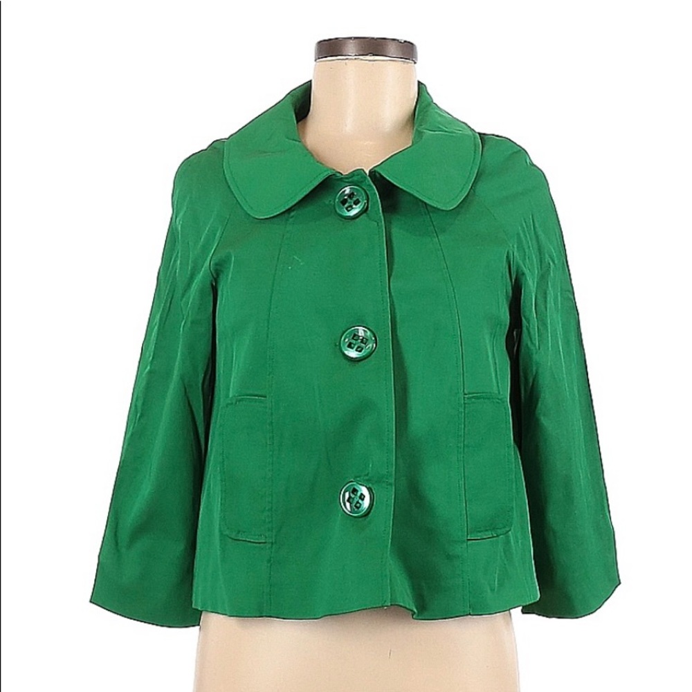VERTIGO Paris size M green cotton jacket in very good condition - Picture 1 of 8
